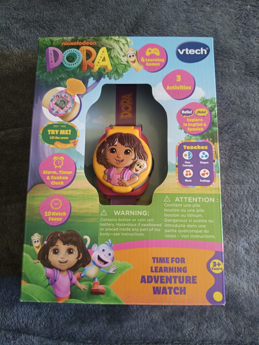 Dora Time for Learning Adventure Watch - Pink/Yellow